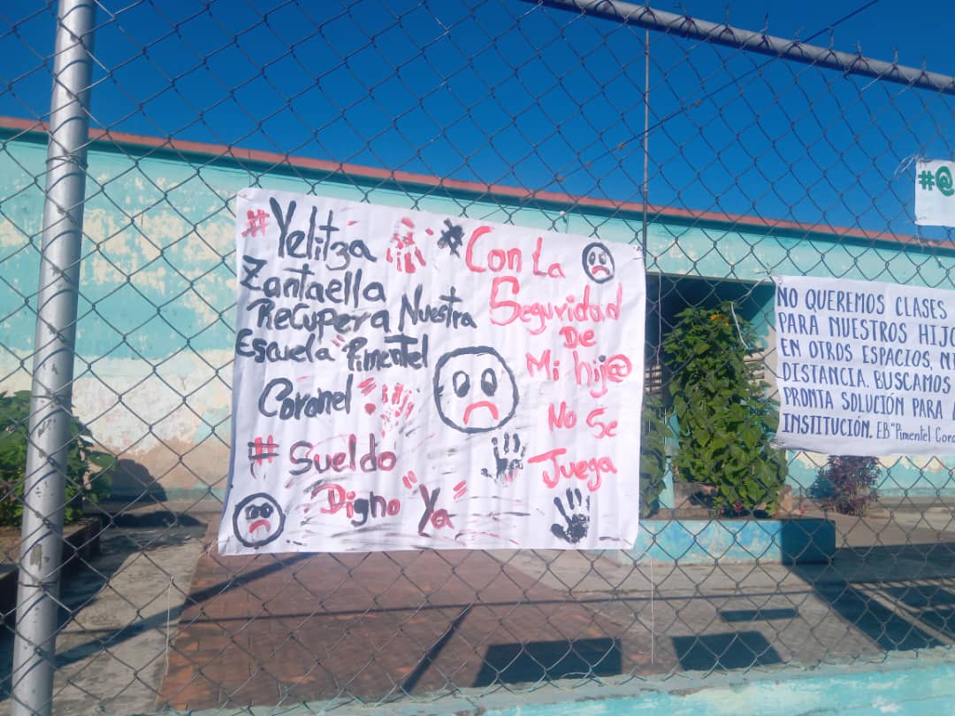 Padres y representantes tomaron escuela en Canoabo para exigir su rehabilitación y no “pañitos de agua tibia”