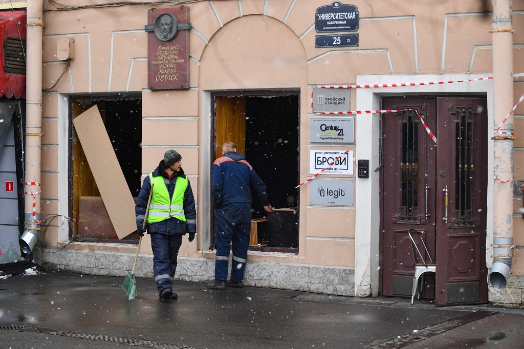 Suben a 32 los heridos en atentado contra bloguero militar en San Petersburgo