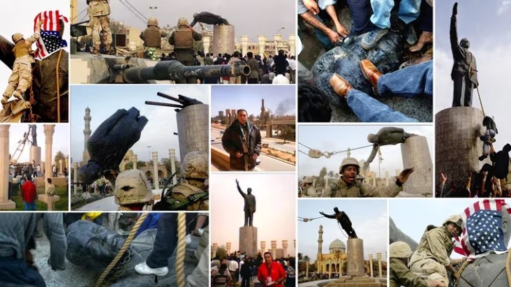 Se cumplen 20 años del fin de la dictadura en Irak: cómo cayó la estatua y el régimen de Saddam Hussein