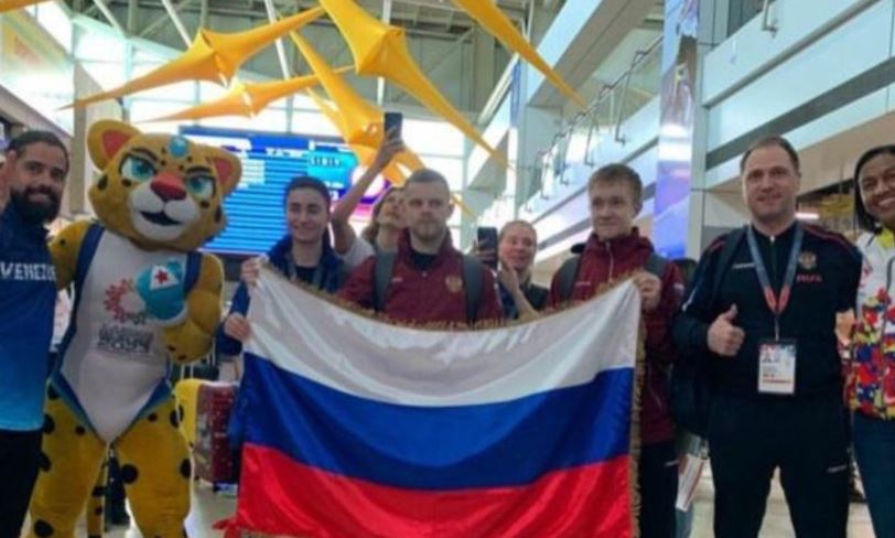 Rusia, en limbo olímpico, compite en Venezuela bajo su bandera e himno