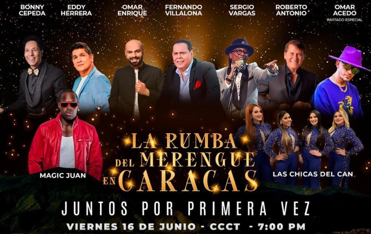 ¡Segunda preventa! Cada vez falta menos para La Rumba del Merengue en Caracas