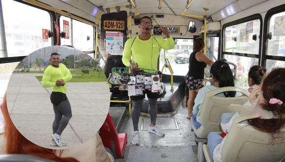 Alexander Colmenarez, el “Schwarzenegger de los buses” venezolano que vende accesorios de teléfono en Perú