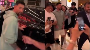 VIDEO: El mal momento que vivió Messi en un centro comercial de Miami antes de jugar su segundo partido
