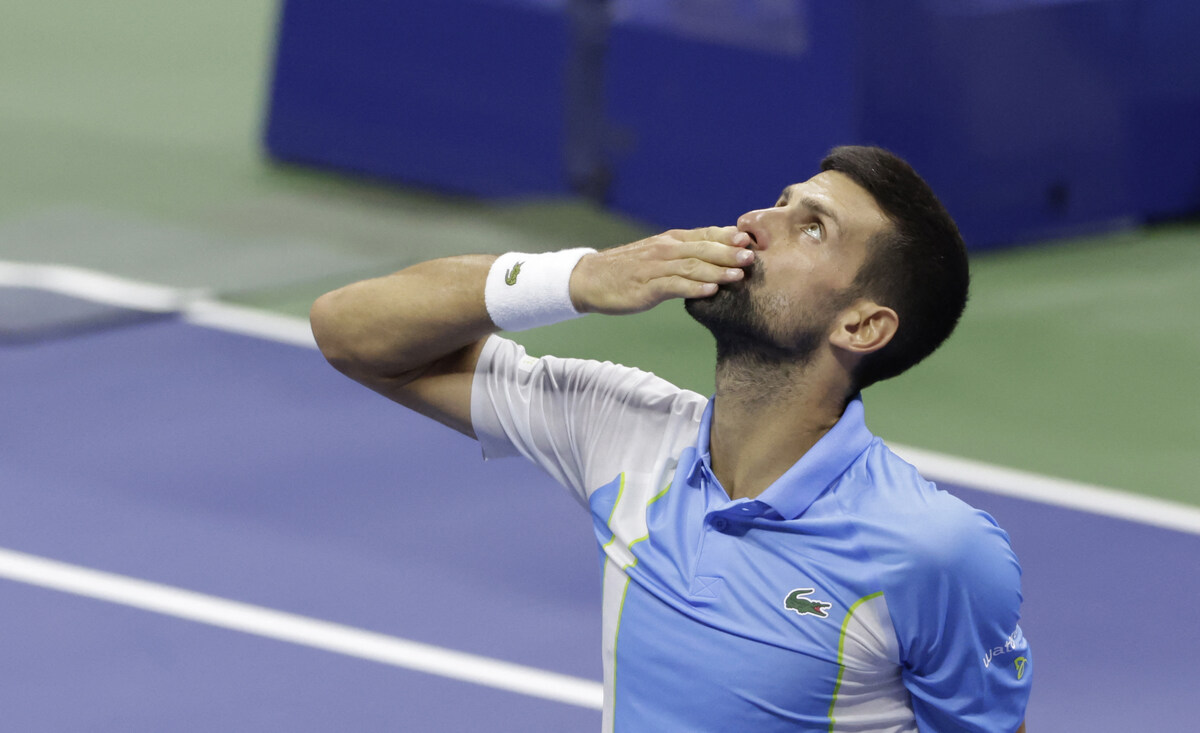 Novak Djokovic aplacó al estadounidense Ben Shelton y avanzó a su décima final del US Open