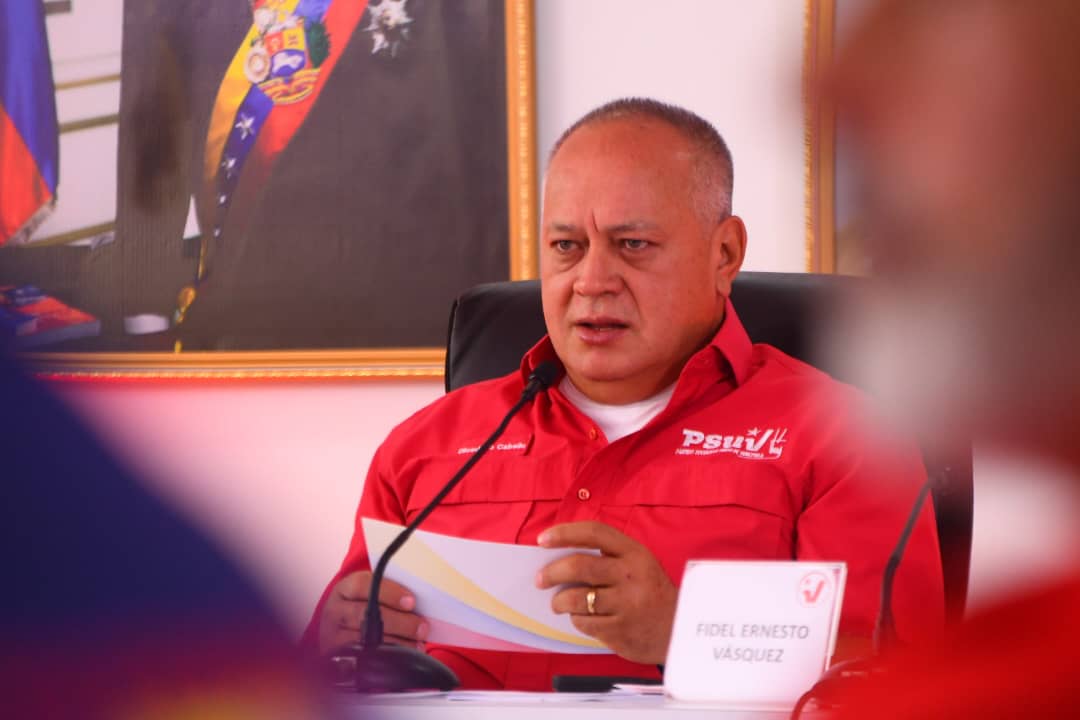 La respuesta de Diosdado Cabello a la embajada de EEUU en Venezuela