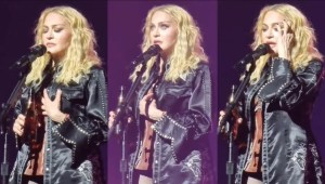 Madonna rompe en llanto en pleno show tras hablar de la enfermedad que la postró en cama