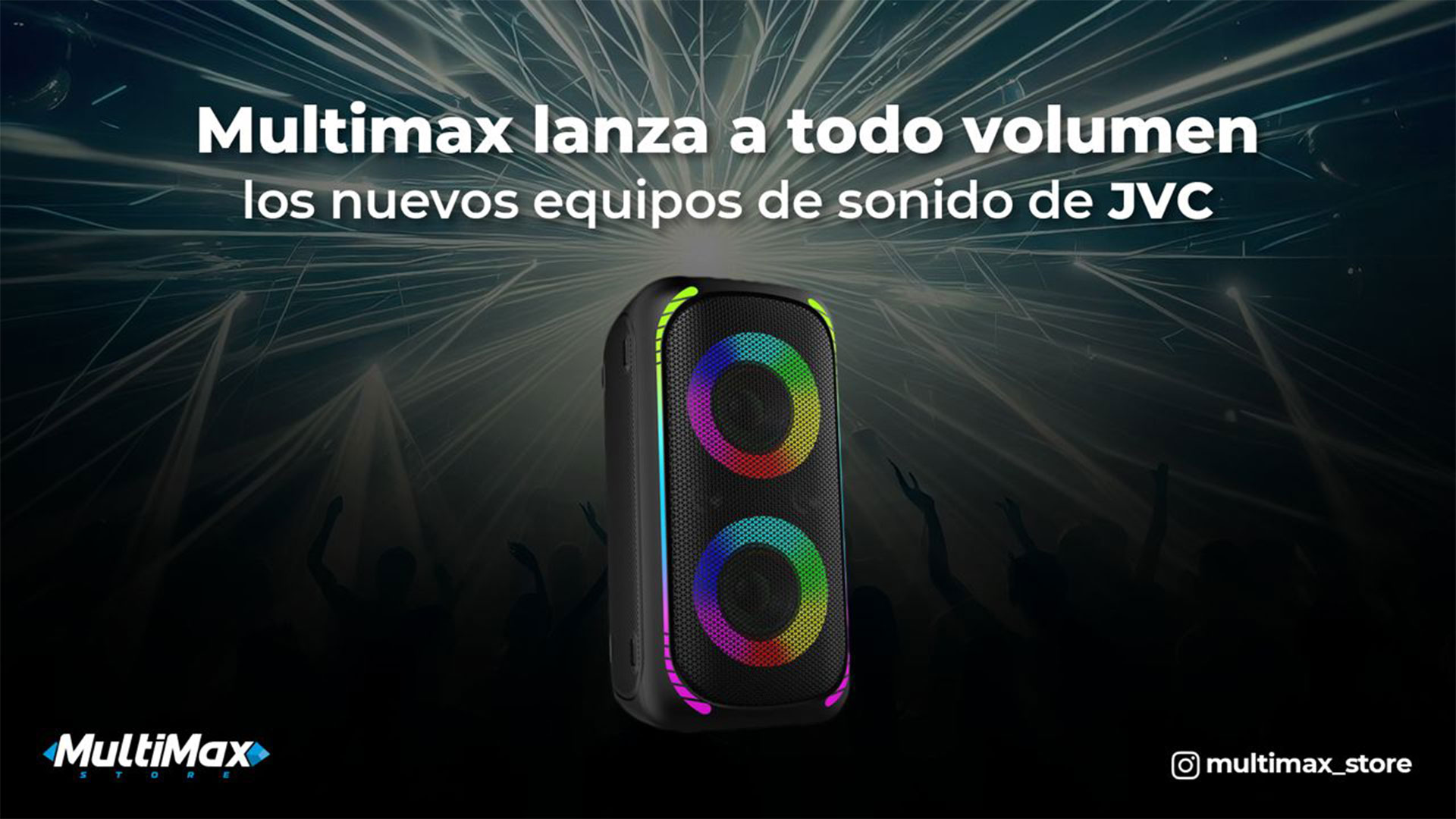 Multimax lanza a todo volumen los nuevos equipos de sonido de JVC