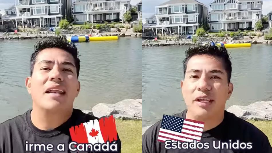¿Canadá o Estados Unidos?, migrante latino reveló cuál país es mejor para mudarse (VIDEO)