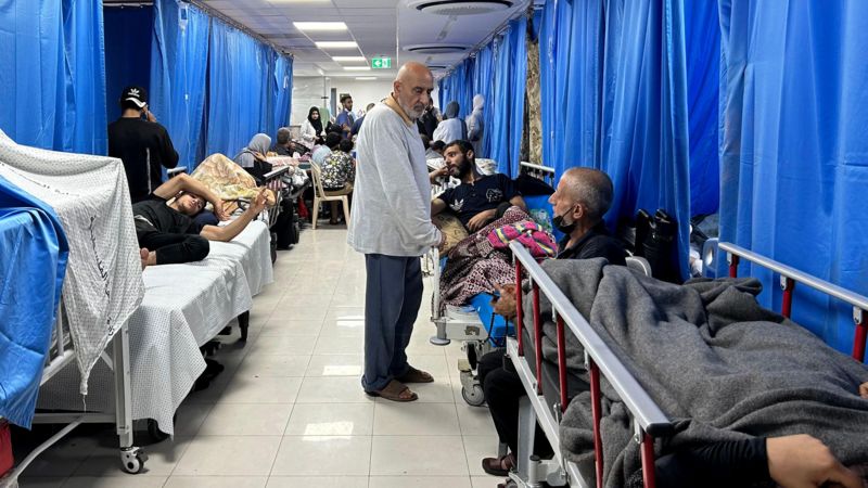 El caos que se vive en Al-Shifa, el hospital más grande de Gaza, paralizado en medio de la guerra entre Hamás e Israel