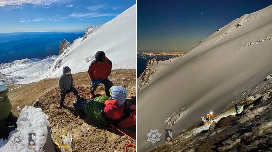 Excursionista fue rescatado tras caer varios metros por la ladera de una montaña en Oregón