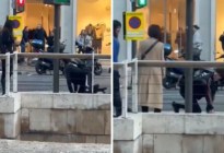 VIDEO: una joven “sacó a pasear” a su novio con una correa y en redes la destrozaron