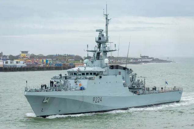 EN FOTOS: Así es el HMS Trent, el buque de guerra del Reino Unido que ancló en aguas de Guyana