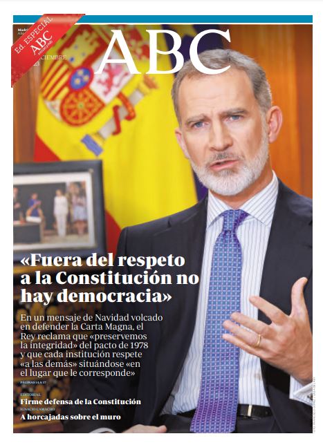 Portadas de la prensa internacional de este lunes 25 de diciembre de 2023