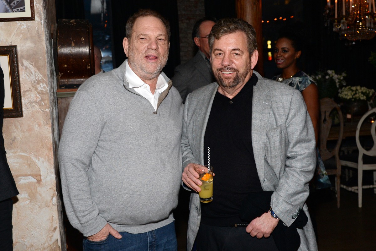 Harvey Weinstein y James Dolan fueron demandados por agresión sexual