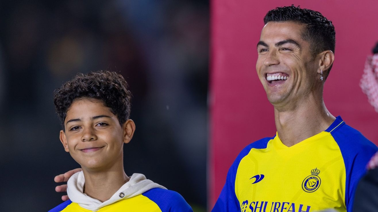 ¡SIUUU! Cristiano Jr. marcó un golazo y celebró emulando a su padre (VIDEO)