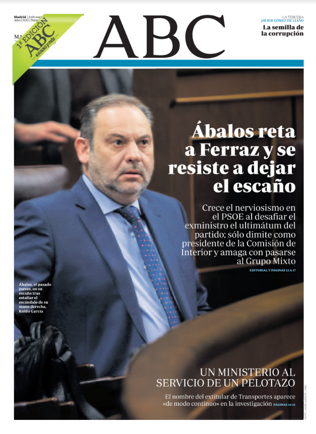 Portadas de la prensa internacional de este martes 27 de febrero de 2024