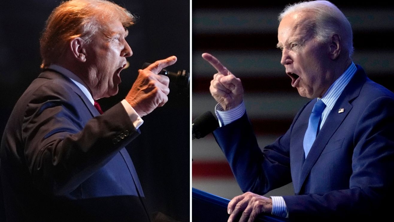 Encuesta reveló el declive de Trump y Biden en EEUU a solo nueve días del primer debate presidencial