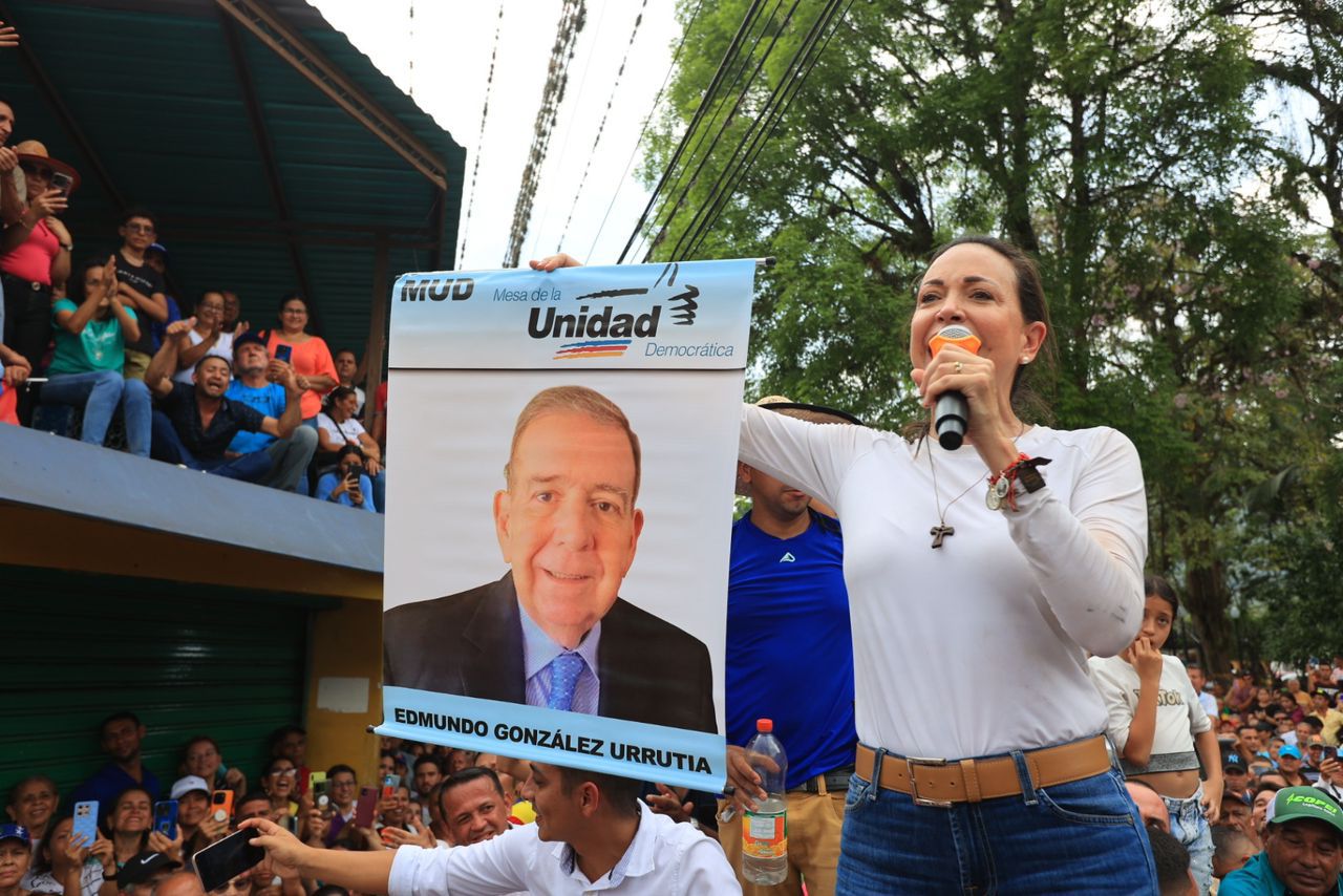María Corina Machado: Hoy estamos más unidos, el #28Jul todo el mundo vota por Edmundo González