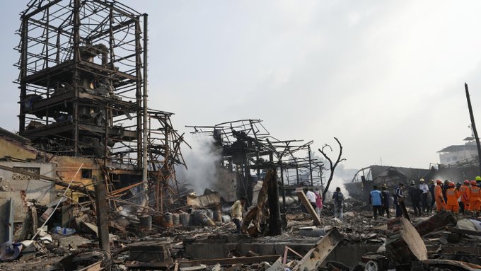 Al menos 10 muertos y varios heridos en una explosión de una fábrica química en la India