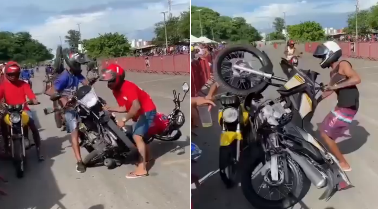 La última ocurrencia del Psuv, hacer un fulano torneo de “moto piruetas” en el Poliedro de Caracas (VIDEO)